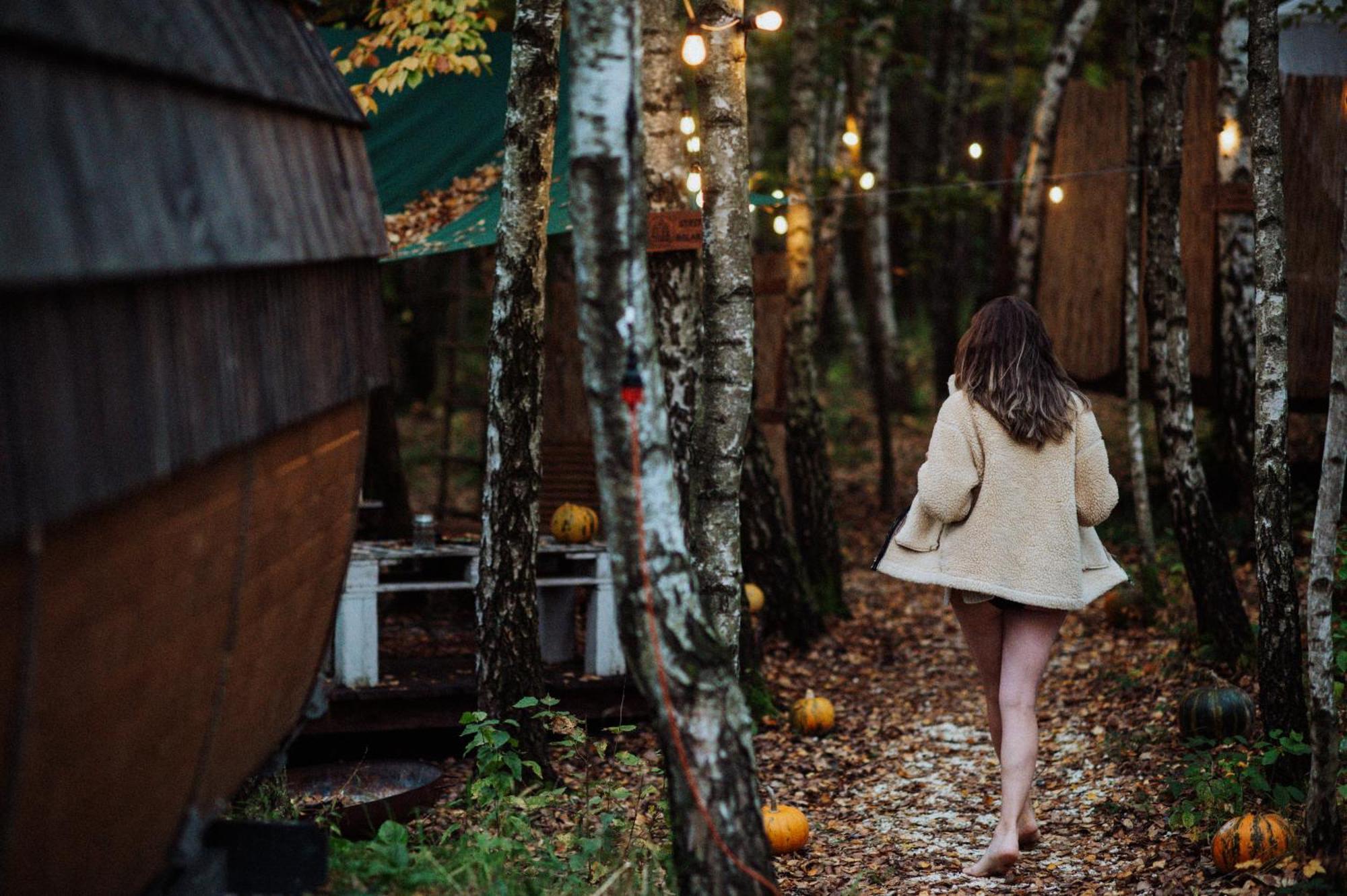 Jurty Z Widokiem, Prywatna Balia- Dzikolas Glamping Krasnobród Kültér fotó